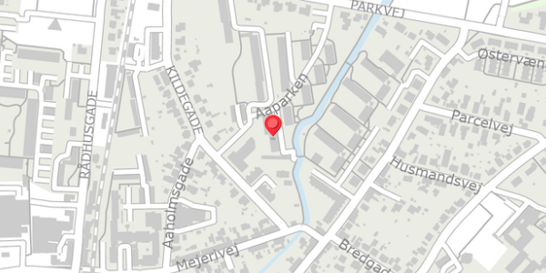 Trafikstøjkort på Aaparken 21, st. th, 8300 Odder