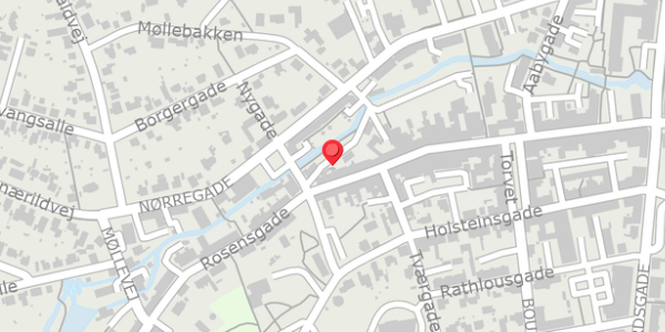 Trafikstøjkort på Aaparkeringen 4, 8300 Odder