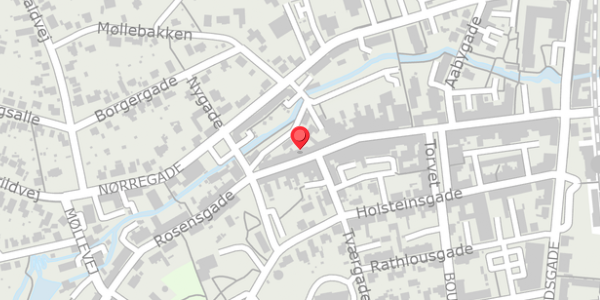 Trafikstøjkort på Aaparkeringen 10, 8300 Odder