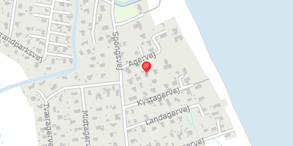 Trafikstøjkort på Agervej 6, 8300 Odder