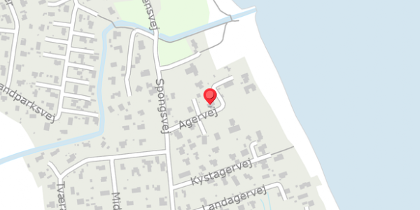 Trafikstøjkort på Agervej 11, 8300 Odder