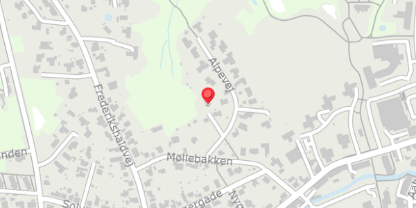 Trafikstøjkort på Alpevej 1A, 8300 Odder