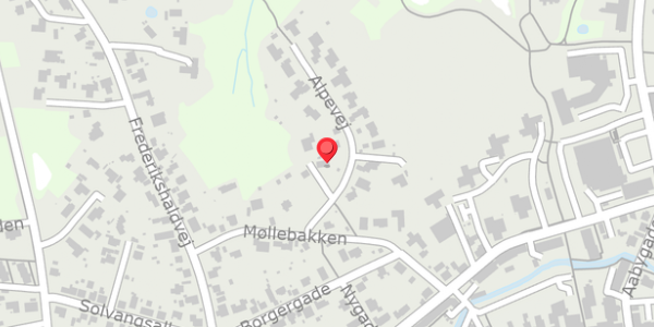 Trafikstøjkort på Alpevej 3, 8300 Odder