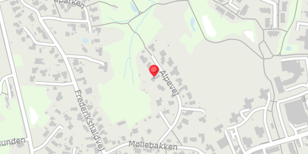 Trafikstøjkort på Alpevej 9, 8300 Odder