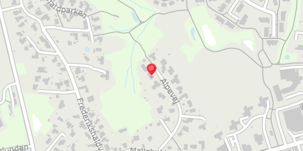 Trafikstøjkort på Alpevej 13, 8300 Odder