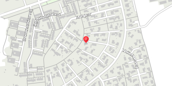 Trafikstøjkort på Ankjær 233, 8300 Odder