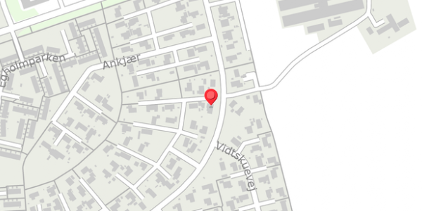 Trafikstøjkort på Ankjær 257, 8300 Odder