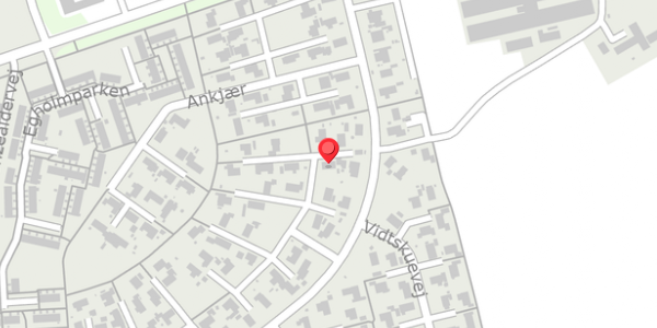 Trafikstøjkort på Ankjær 259, 8300 Odder