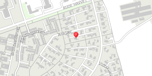 Trafikstøjkort på Ankjær 309, 8300 Odder