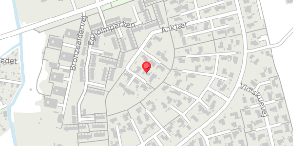 Trafikstøjkort på Ankjær 335, 8300 Odder