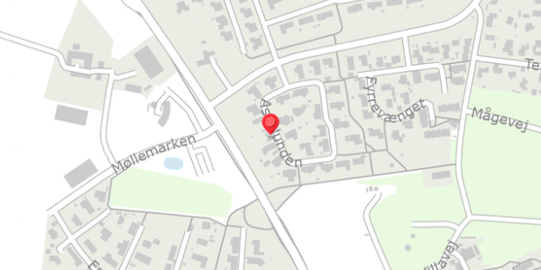 Trafikstøjkort på Askelunden 29, 8300 Odder