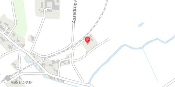 Trafikstøjkort på Assedrupvej 43, 8300 Odder
