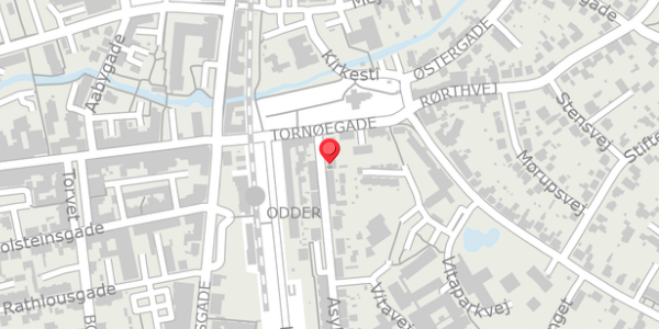 Trafikstøjkort på Asylgade 3, 1. th, 8300 Odder