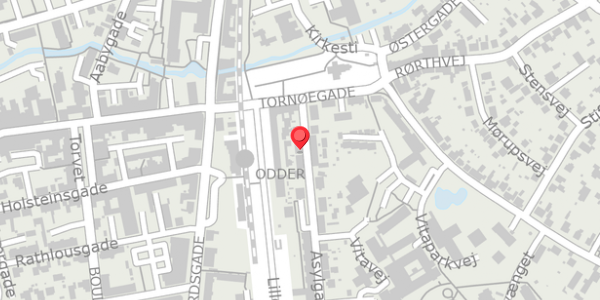 Trafikstøjkort på Asylgade 8, st. th, 8300 Odder