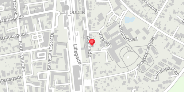 Trafikstøjkort på Asylgade 31, 8300 Odder