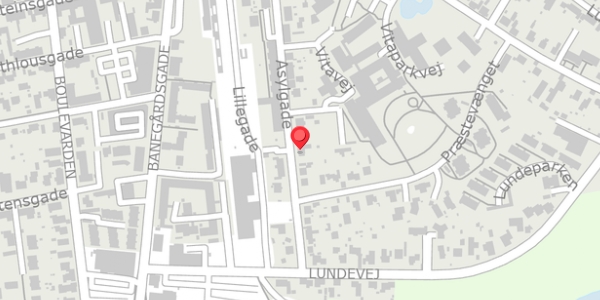 Trafikstøjkort på Asylgade 35, 8300 Odder
