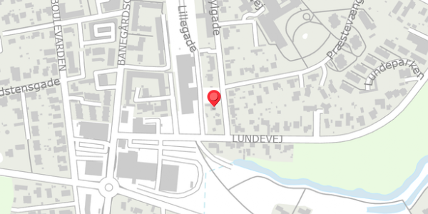 Trafikstøjkort på Asylgade 38, 8300 Odder