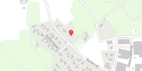 Trafikstøjkort på Ballevej 76, 8300 Odder