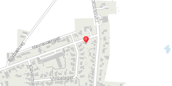 Trafikstøjkort på Bilsbækvej 1, 8300 Odder
