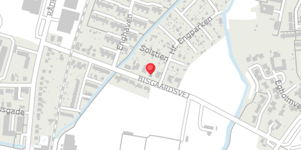 Trafikstøjkort på Bisgaardsvej 23, 8300 Odder