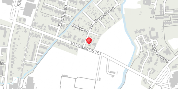 Trafikstøjkort på Bisgaardsvej 27, 8300 Odder