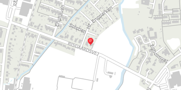 Trafikstøjkort på Bisgaardsvej 29, 8300 Odder