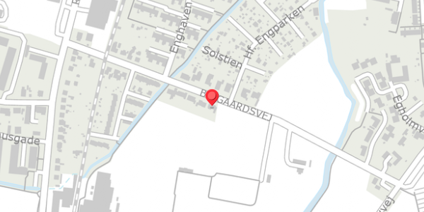 Trafikstøjkort på Bisgaardsvej 30, 8300 Odder