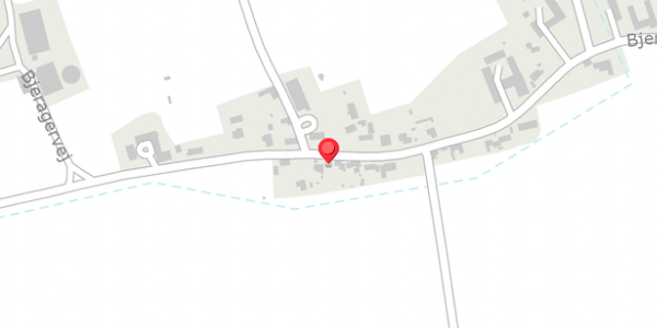 Trafikstøjkort på Bjeragervej 54, 8300 Odder
