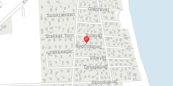 Trafikstøjkort på Bogfinkevej 100, 8300 Odder