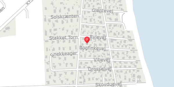 Trafikstøjkort på Bogfinkevej 101, 8300 Odder