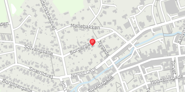 Trafikstøjkort på Borgergade 7, 8300 Odder