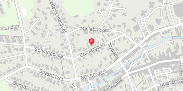 Trafikstøjkort på Borgergade 8, 8300 Odder