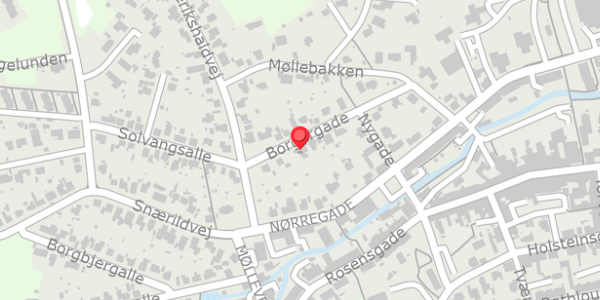 Trafikstøjkort på Borgergade 13, 8300 Odder