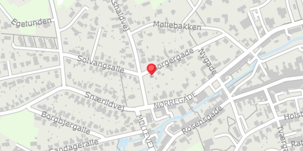Trafikstøjkort på Borgergade 19, 8300 Odder