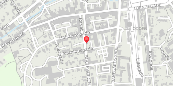 Trafikstøjkort på Boulevarden 3, 8300 Odder