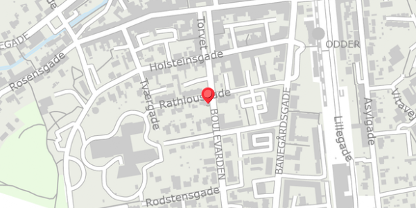 Trafikstøjkort på Boulevarden 6, 8300 Odder