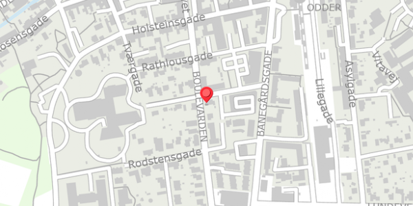 Trafikstøjkort på Boulevarden 9, 8300 Odder