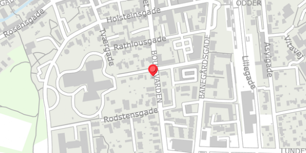 Trafikstøjkort på Boulevarden 10, 8300 Odder