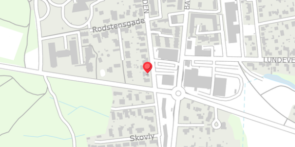 Trafikstøjkort på Boulevarden 34, 8300 Odder