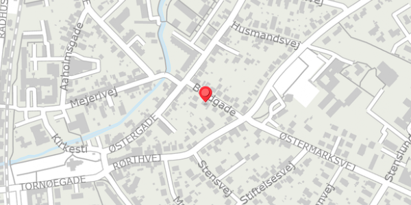 Trafikstøjkort på Bredgade 5, 8300 Odder