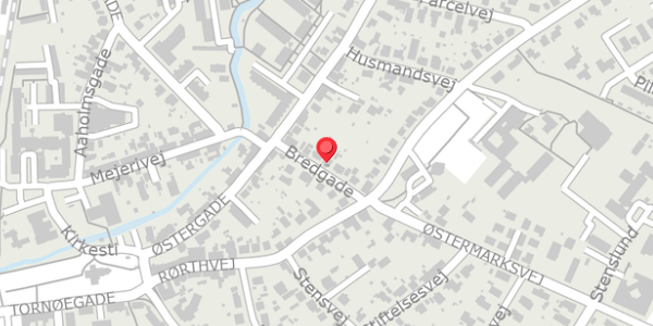Trafikstøjkort på Bredgade 8, 8300 Odder