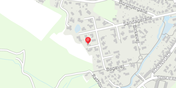 Trafikstøjkort på Bøgevej 6, 8300 Odder