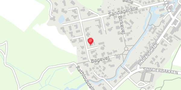 Trafikstøjkort på Bøgevej 7, 8300 Odder