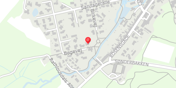 Trafikstøjkort på Bøgevej 21, 8300 Odder