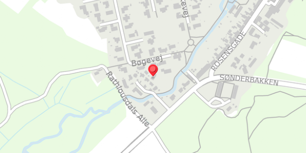 Trafikstøjkort på Bøgevej 22, 8300 Odder