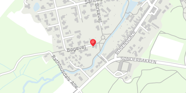 Trafikstøjkort på Bøgevej 28, 8300 Odder