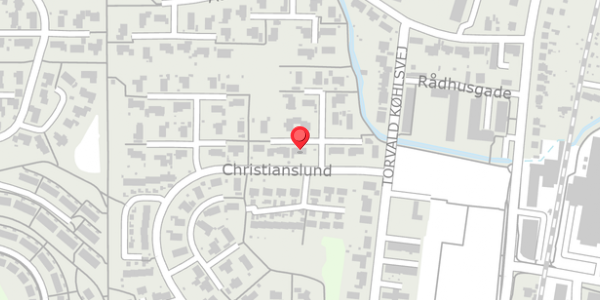 Trafikstøjkort på Christianslund 34, 8300 Odder