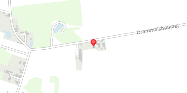 Trafikstøjkort på Drammelsbækvej 21, 8300 Odder