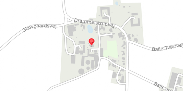 Trafikstøjkort på Drammelstrupvej 7, 8300 Odder