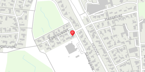 Trafikstøjkort på Egehovedet 33, 8300 Odder